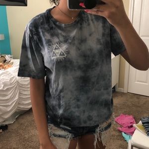 tie dye HUF tee